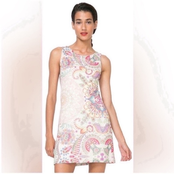 Desigual Dresses & Skirts - Desigual Colorful Paisley Sleeveless Mini Dress